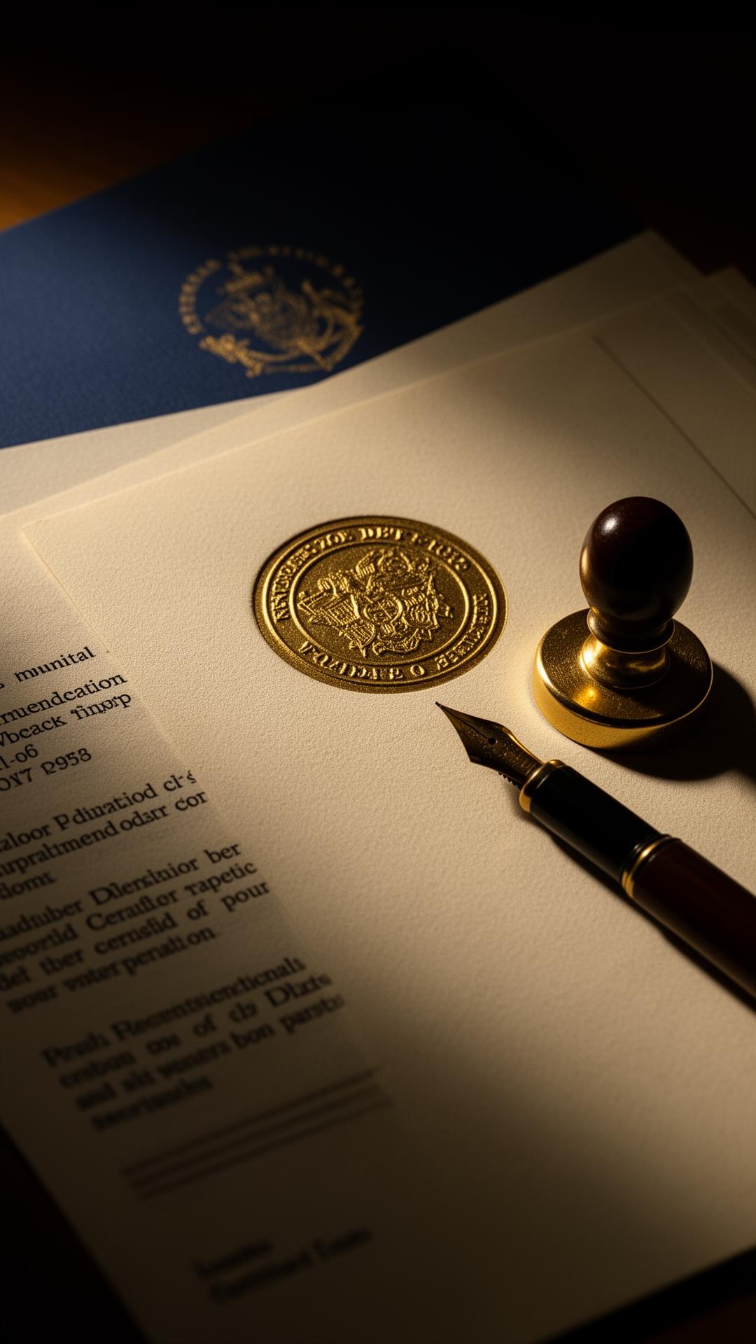 Sworn translation with notary seal